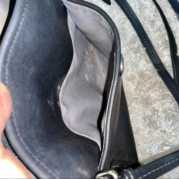 coach vintage leather satchel purse black - Picture 9 of 13